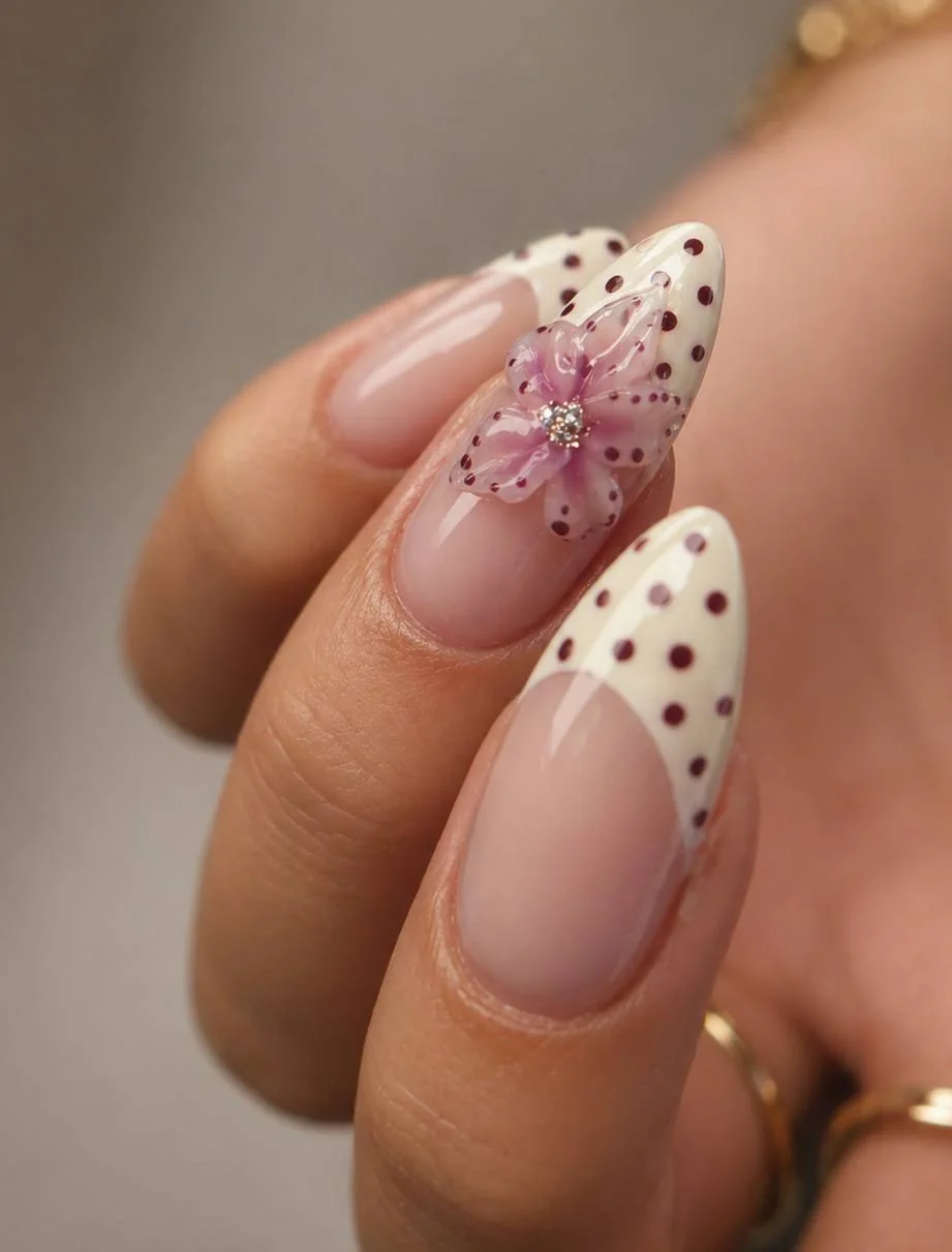 Floral Dotted French